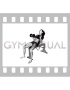 Dumbbell Incline Biceps Curl (female)