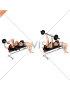 EZ-Barbell Lying Triceps Extension (female)