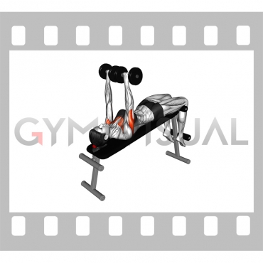 Dumbbell Decline Bench Press (female)