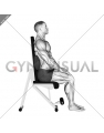 Static Position Seated Back with Pad (male)