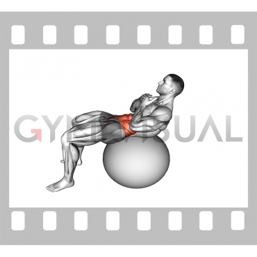 Crunch (on stability ball)