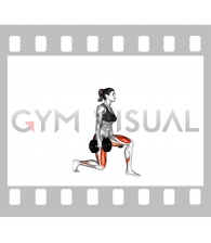 Dumbbell Lunge (female)