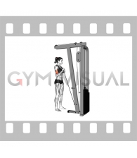 Cable One Arm Curl (female)