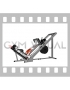 Sled 45 degrees Narrow Stance Leg Press (female)