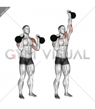 Kettlebell Alternating Press