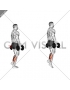 Dumbbell Standing Single Leg Calf Raise