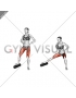 Split Lateral Squat with Roll