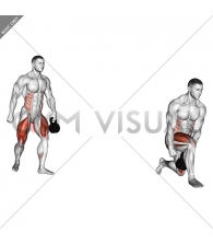 Kettlebell Lunge Pass Through