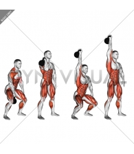 Kettlebell One Arm Clean and Jerk