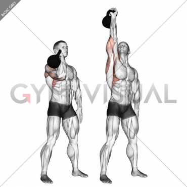 Kettlebell One Arm Military Press To The Side