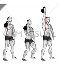 Kettlebell One Arm Push Press