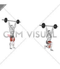 Barbell Overhead Lunge