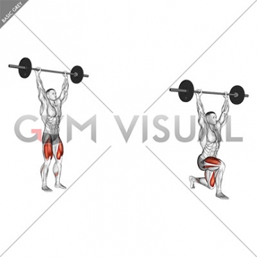 Barbell Overhead Lunge