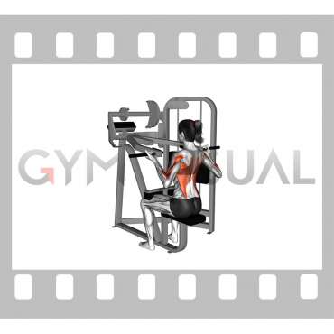 Reverse-Grip Machine Lat Pulldown (female)