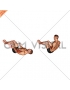 Lying Double Legs Biceps Curl with Towel