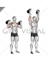 Kettlebell Two Arm Military Press