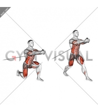 Band Split Squat with Horizontal Pallof Hold