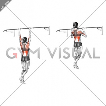 Shoulder Grip Pull-up (female)