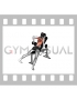 Dumbbell Reverse Grip Incline Row (female)