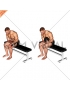 Weighted Seated One Arm Wrist Curl