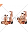Weighted Straight Leg Toe Touch Crunch (male)