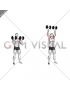 Dumbbell Standing Arnold Press (male)