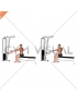 Cable Seated Horizontal Shrug (male)