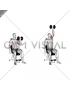 Dumbbell Seated One Arm Arnold Press (male)