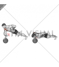 Single Arm Push-Up on Medicine Ball (male)