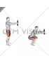 Weighted Counterbalanced Squat (male)
