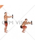 Weighted Counterbalanced Squat (male)