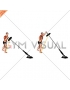 Landmine Resistance Band One Arm Shoulder Press