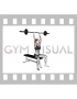 Barbell Seated Overhead Triceps Extension (female)