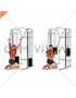 Cable Parallel Grip Lat Pulldown on Floor