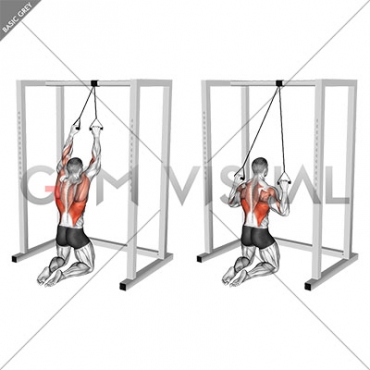 Band Knelling Lat Pulldown