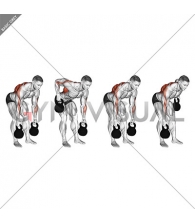 Kettlebell Alternating Row