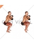 Dumbbell Squat Hold Calf Raise