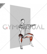 Plyo Sit Squat (wall)