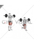 Barbell Front Rack Rear Lunge