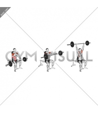 Barbell Seated High Front Raise