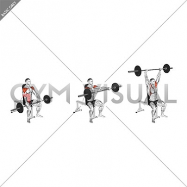 Barbell Seated High Front Raise