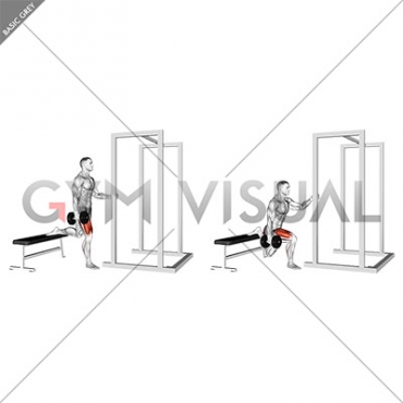 Dumbbell Assisted Bulgarian Split Squat