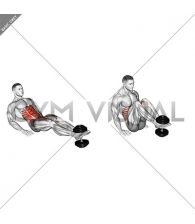 Weighted Seated Tuck Crunch on Floor