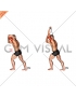 Band Overhead Single Arm Triceps Extension (VERSION 2)