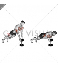 Push-Up Close-grip off Dumbbell