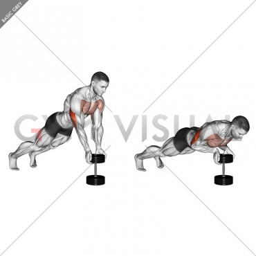 Push-Up Close-grip off Dumbbell