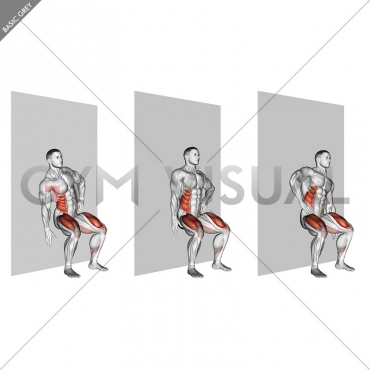 Seated Side Crunch (Wall)