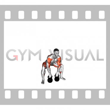 Kettlebell Sumo Deadlift with High Pull (male)