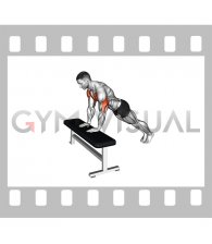 Incline Close Grip Push-up