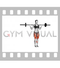 Barbell Lateral Lunge (female)